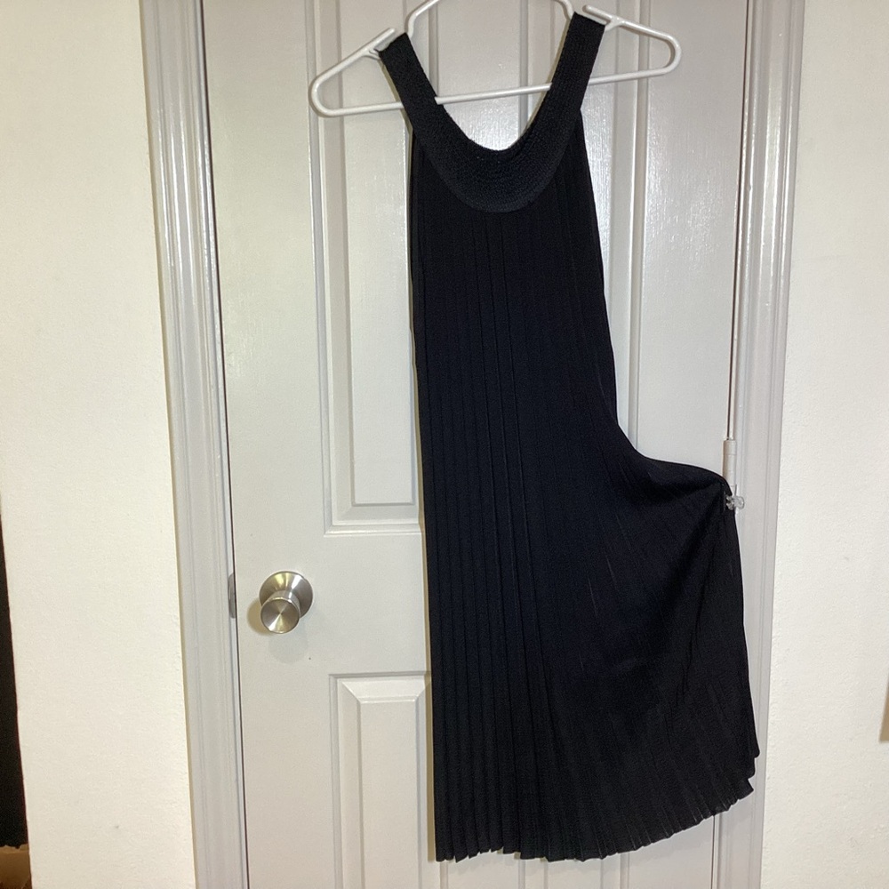 Arden b knit pleated dress M